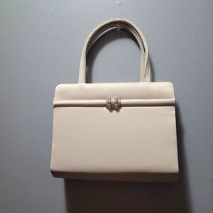 Town Shoes Cream Colored Handbag